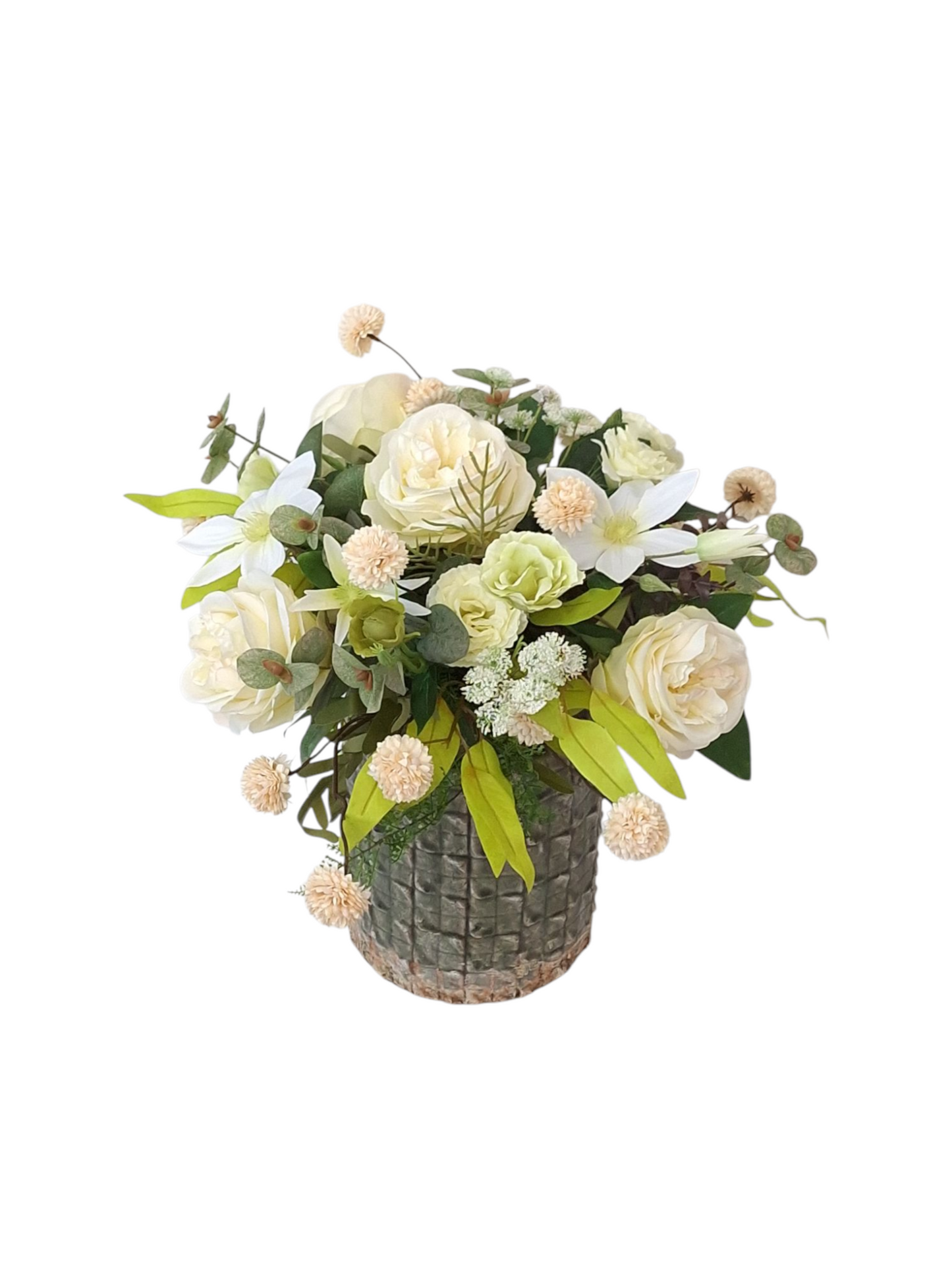 BG Cream Little Pompom Bouquet