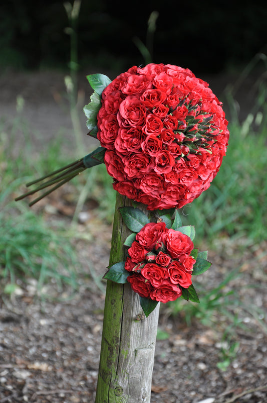 BG Red Bridel Bouquet